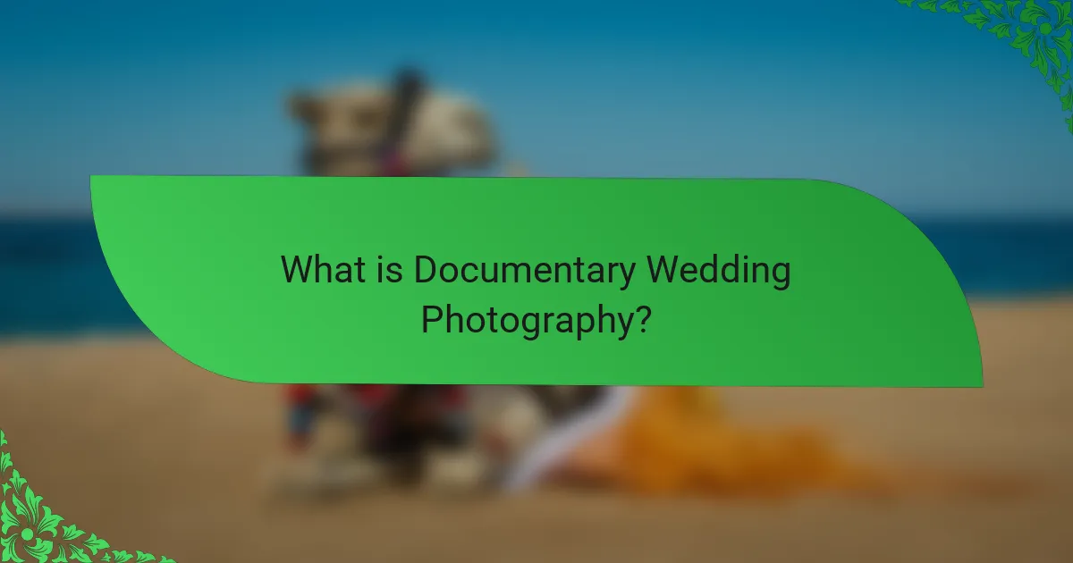 What is Documentary Wedding Photography?